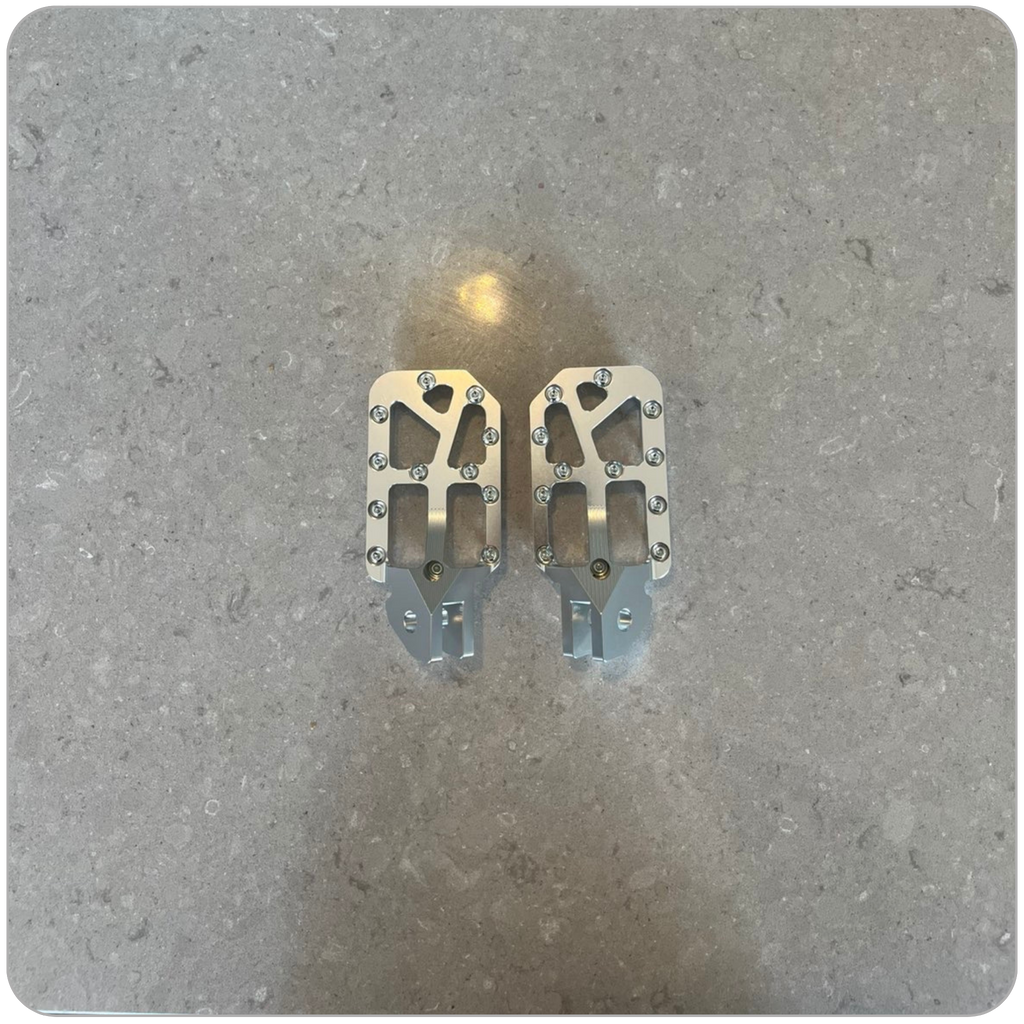 Chrome Footpegs For Emoto