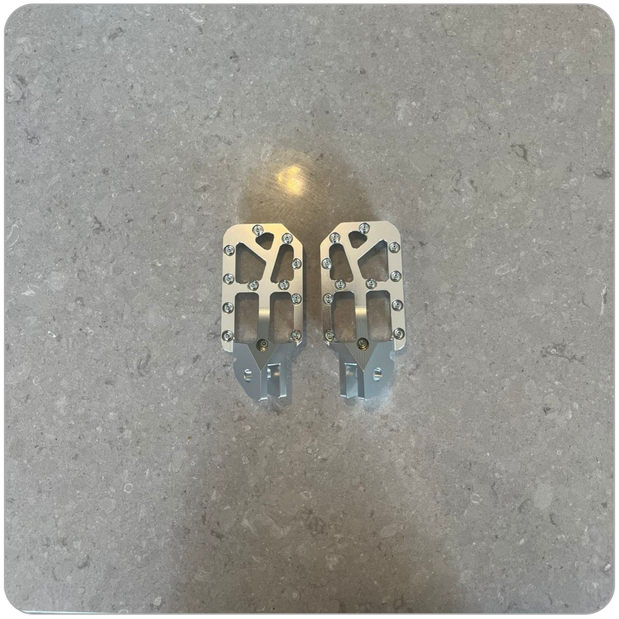 Chrome Footpegs For Emoto