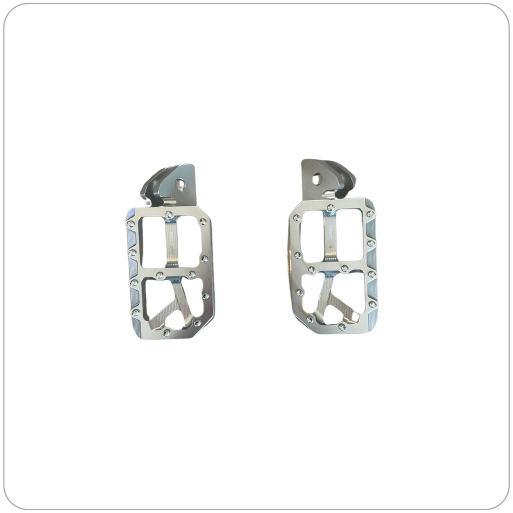 Chrome Footpegs For Emoto