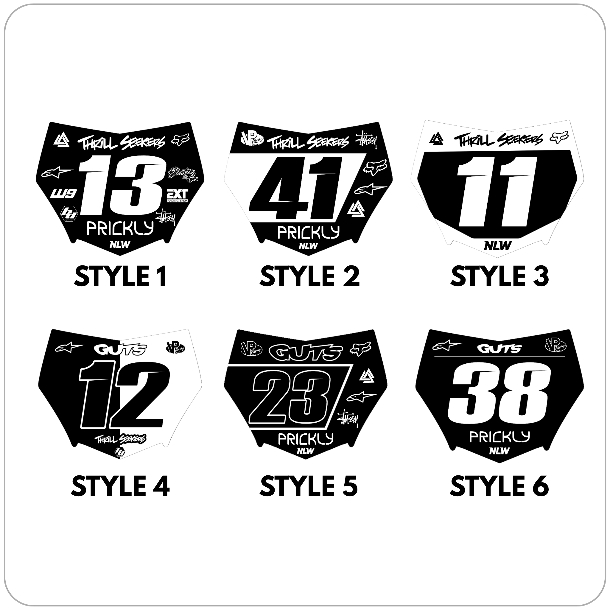 [VERY SOON] Motocutz Plate Decal
