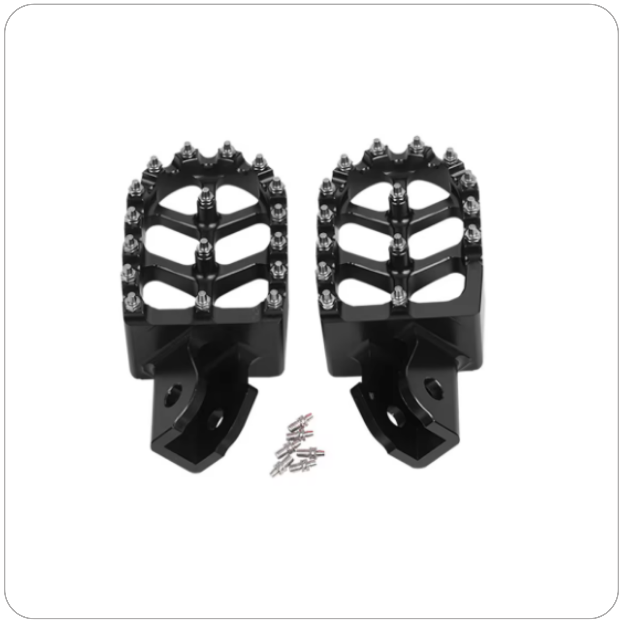 Black Footpegs for Talaria